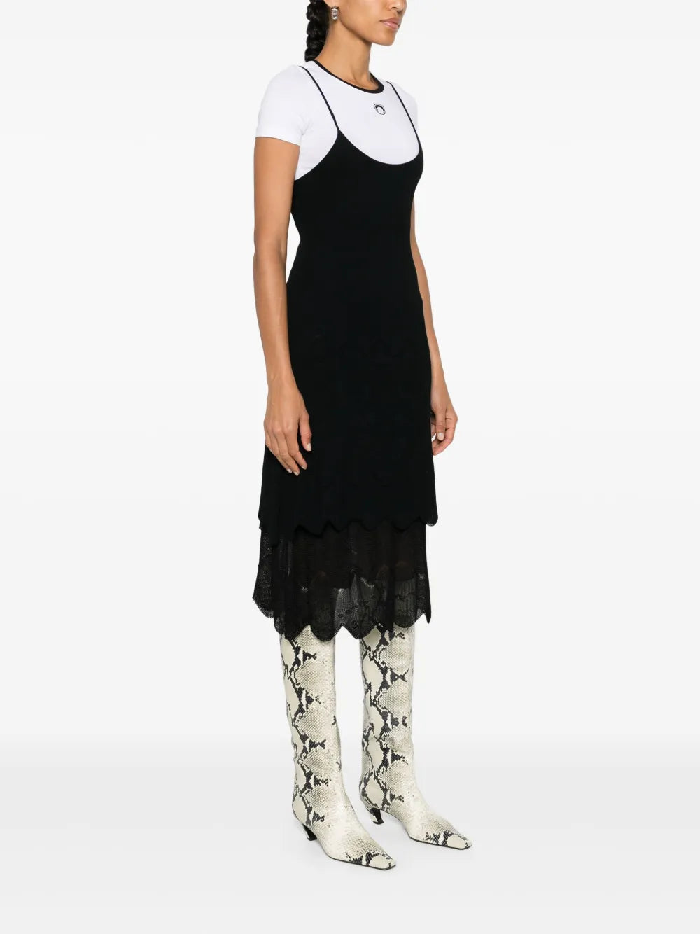 2003 knitted midi dress