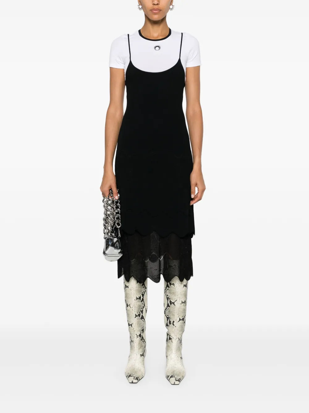 2003 knitted midi dress