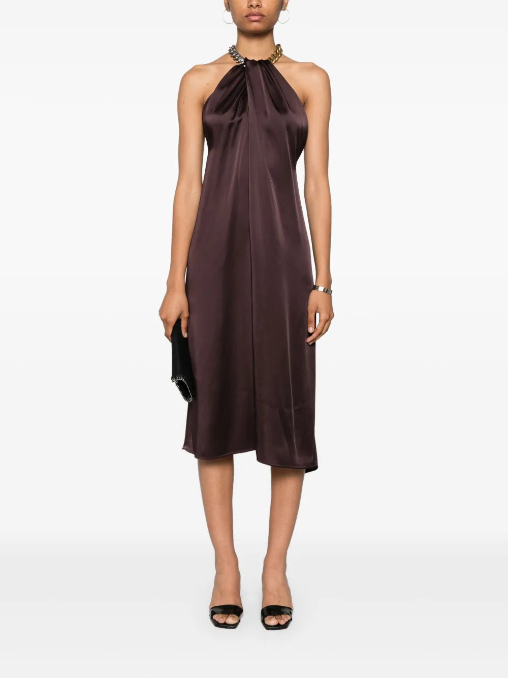 Falabella-chain midi dress
