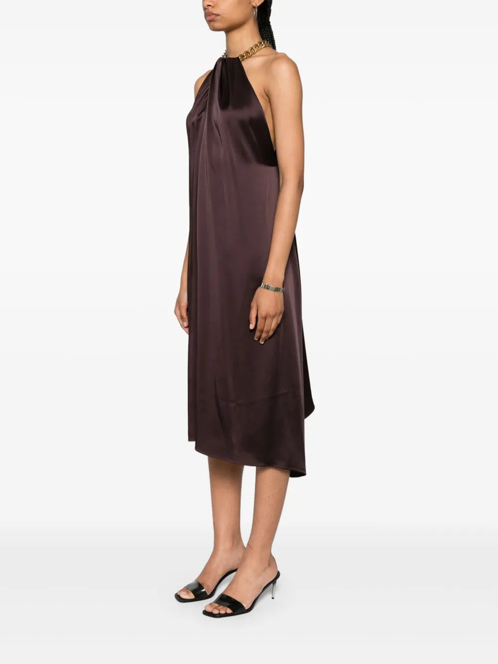 Falabella-chain midi dress