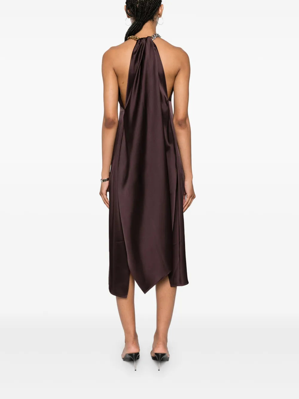 Falabella-chain midi dress