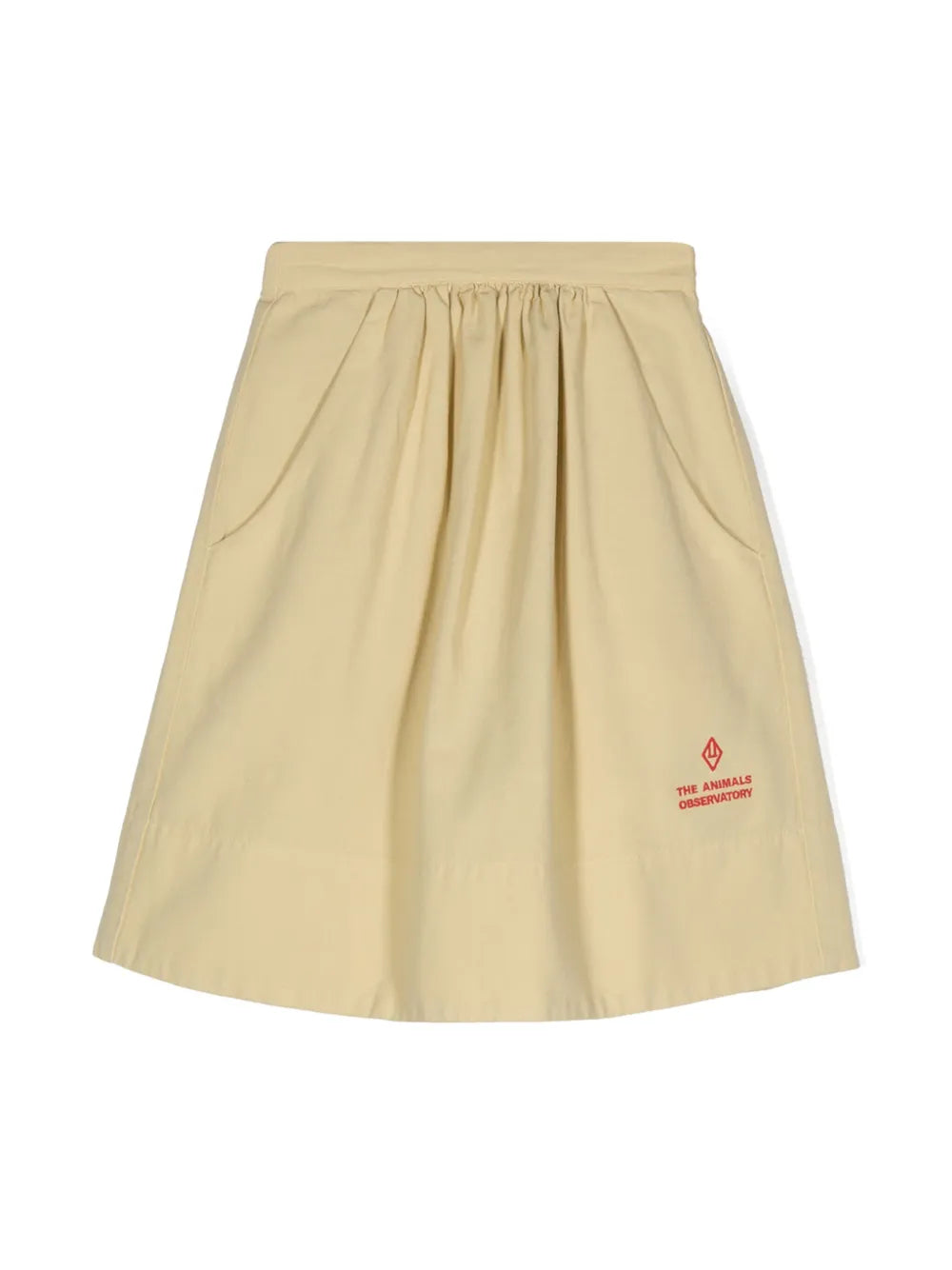 Sow logo-embroidered midi skirt
