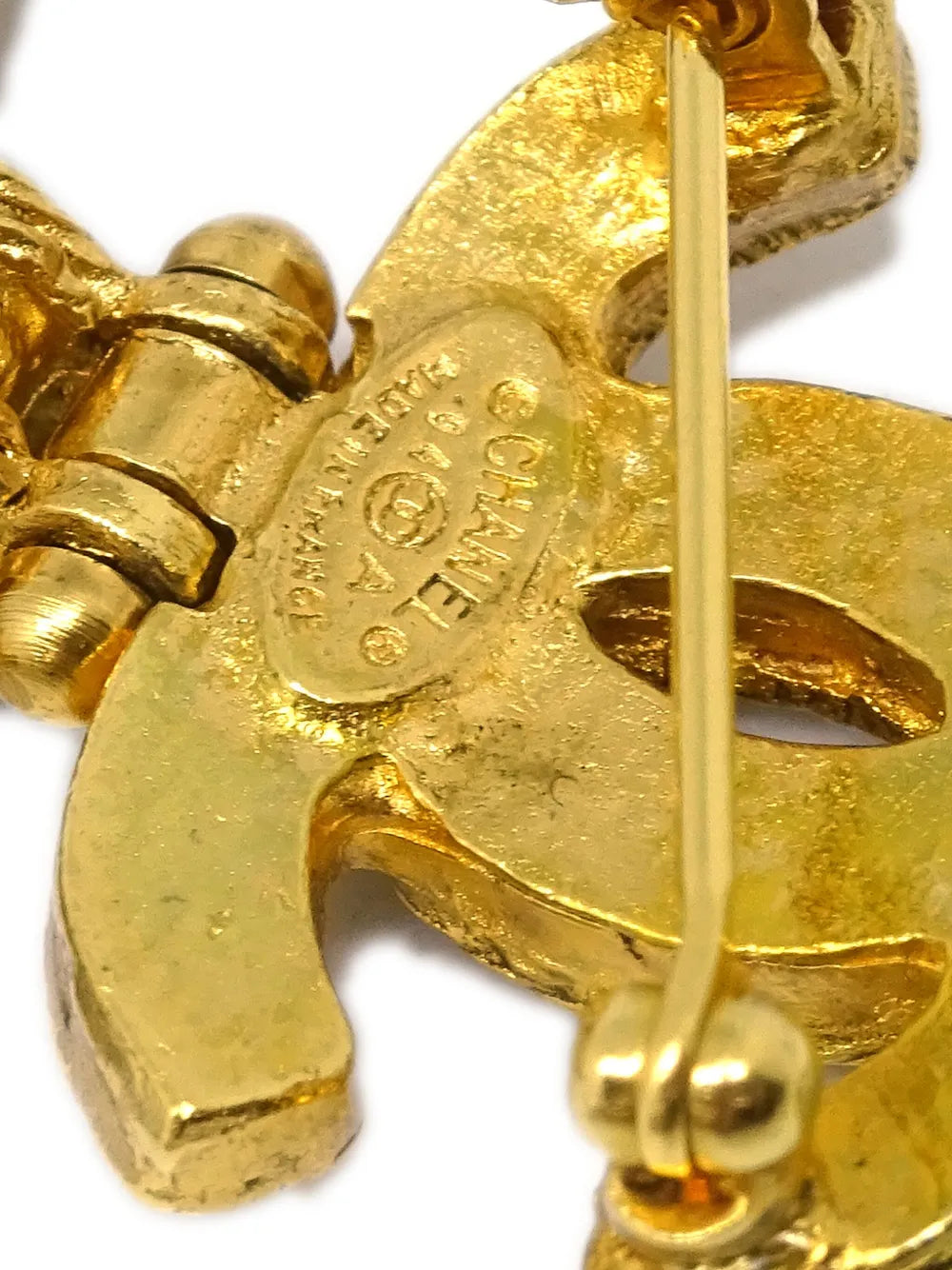 1994 Gripoix gold-plated heart brooch
