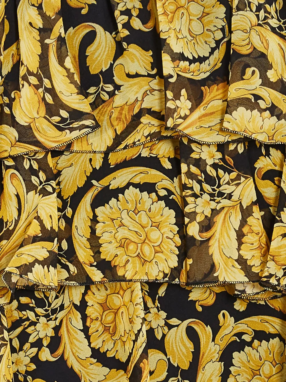 Barocco print skirt 