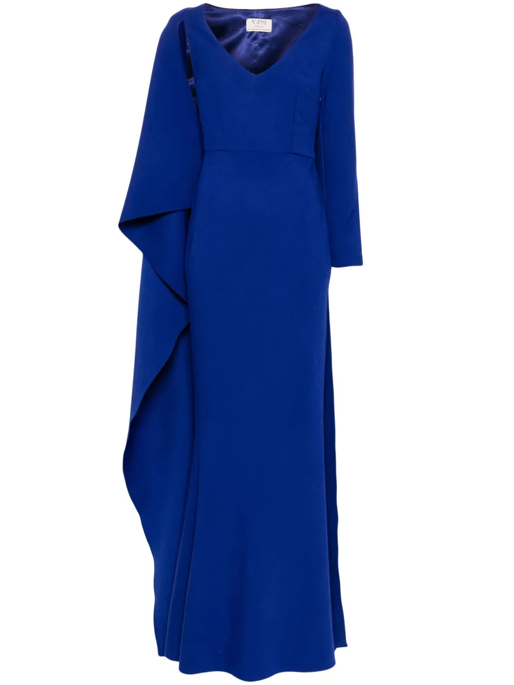 Vinette cape-insert gown