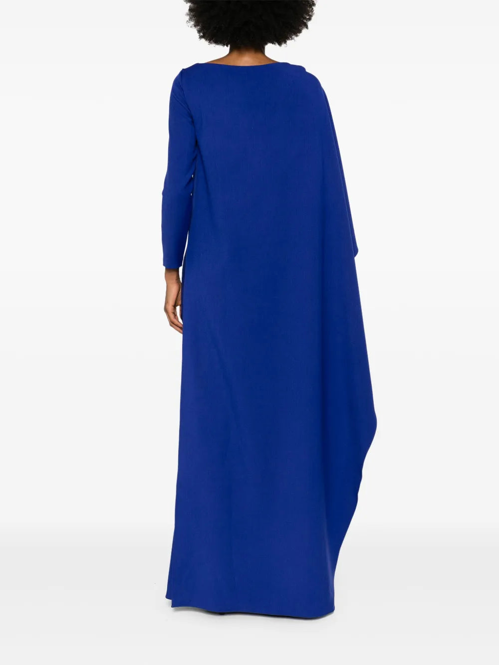 Vinette cape-insert gown