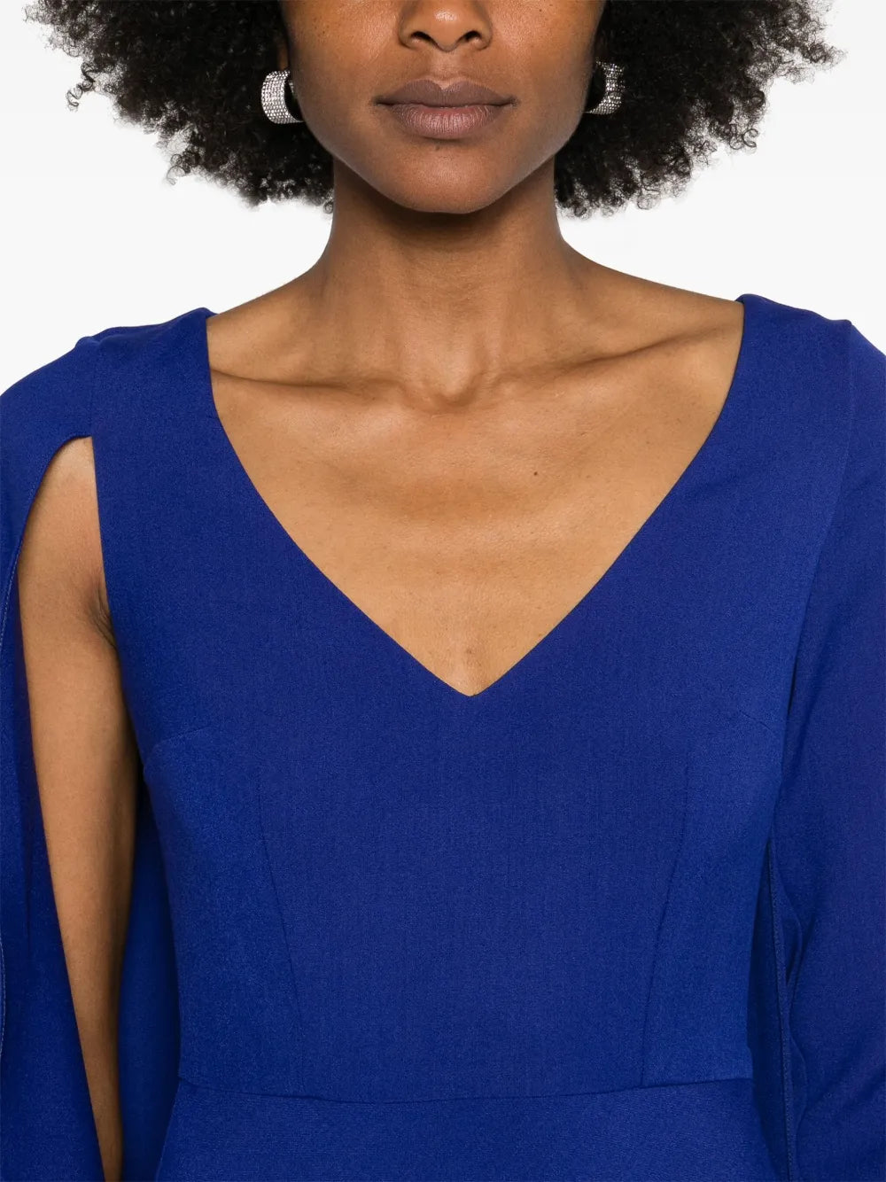 Vinette cape-insert gown