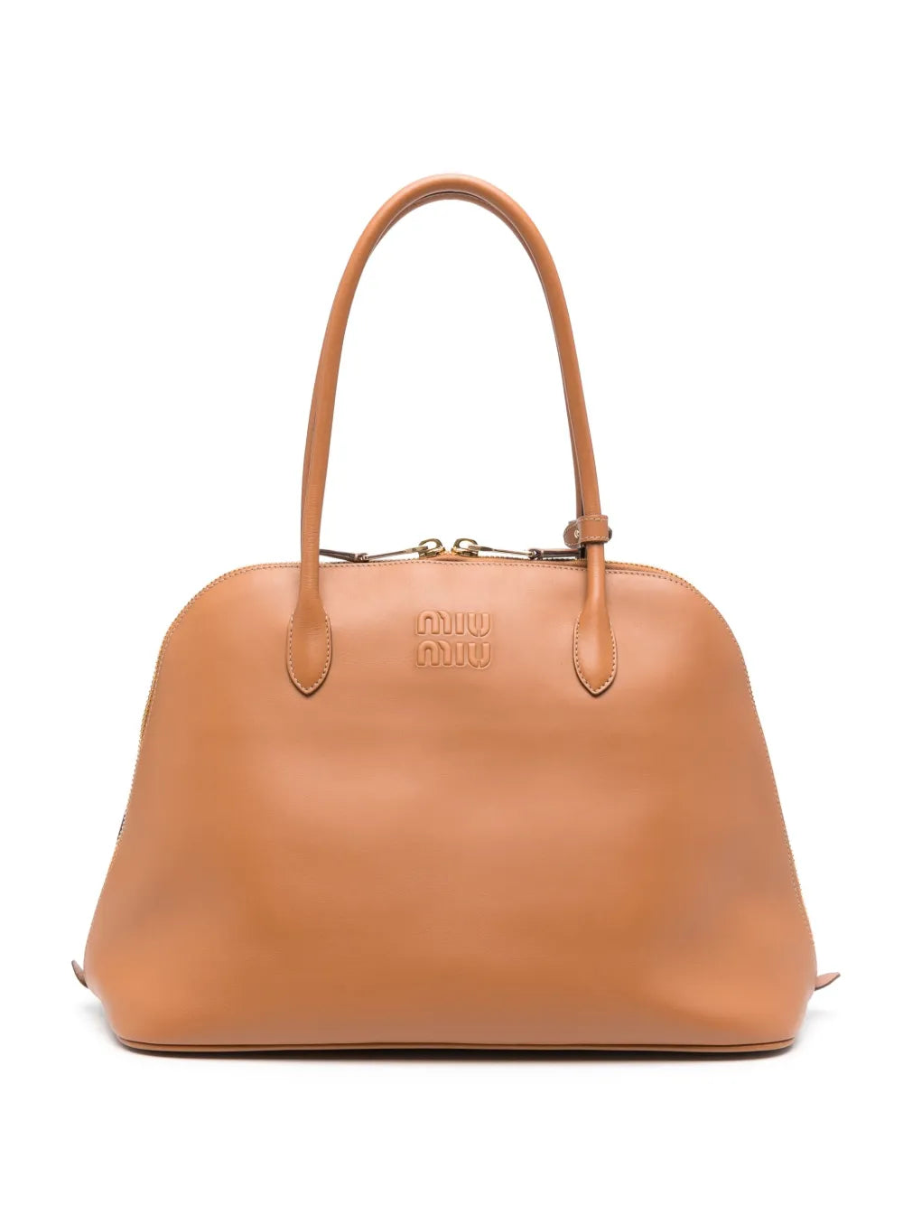 embossed-logo tote bag