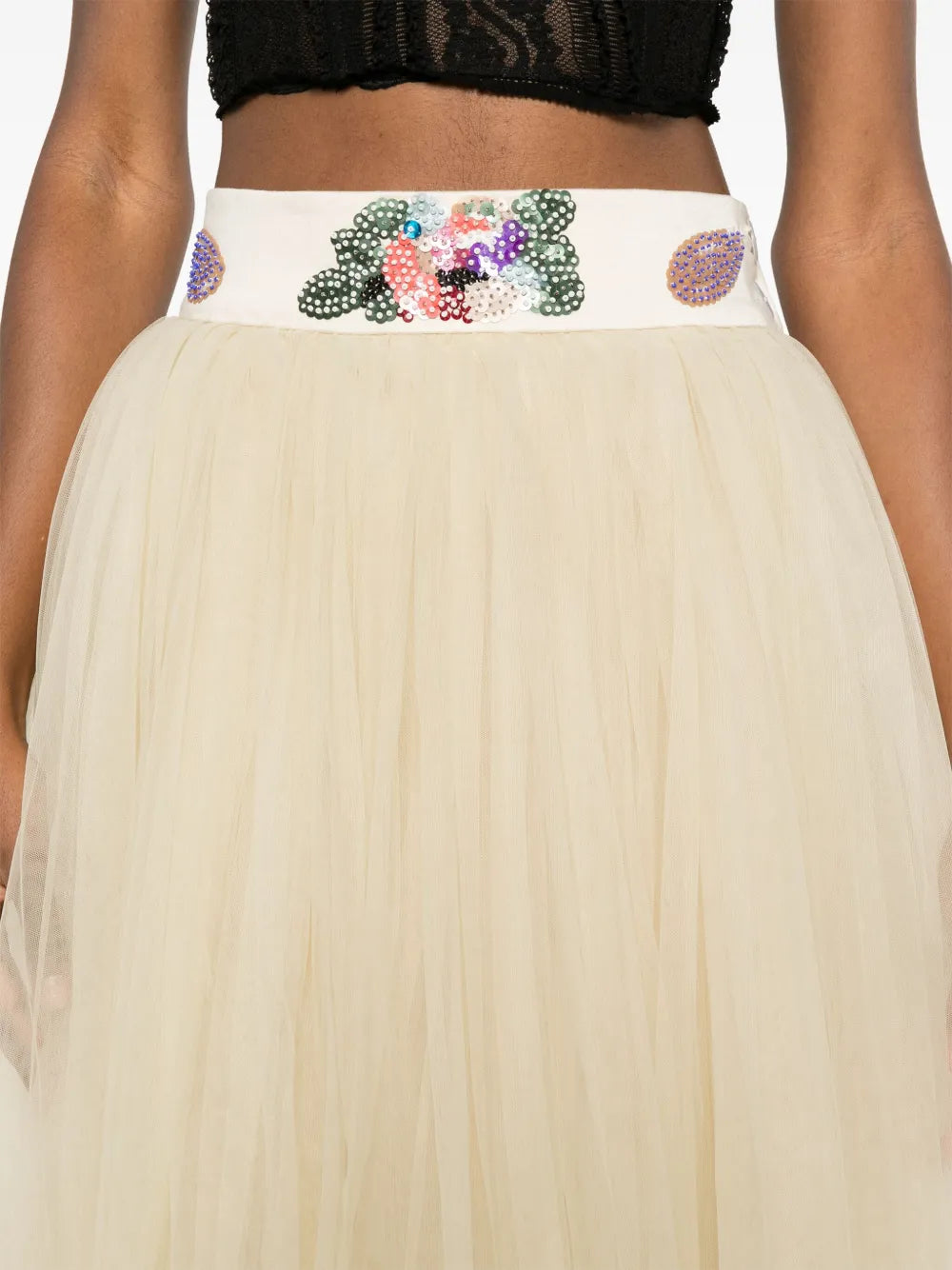 Sunset Lily midi skirt