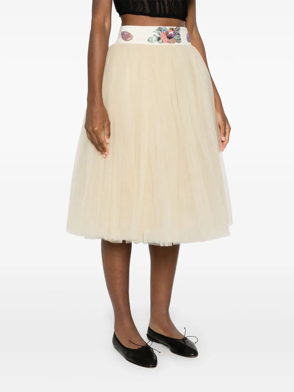 Sunset Lily midi skirt