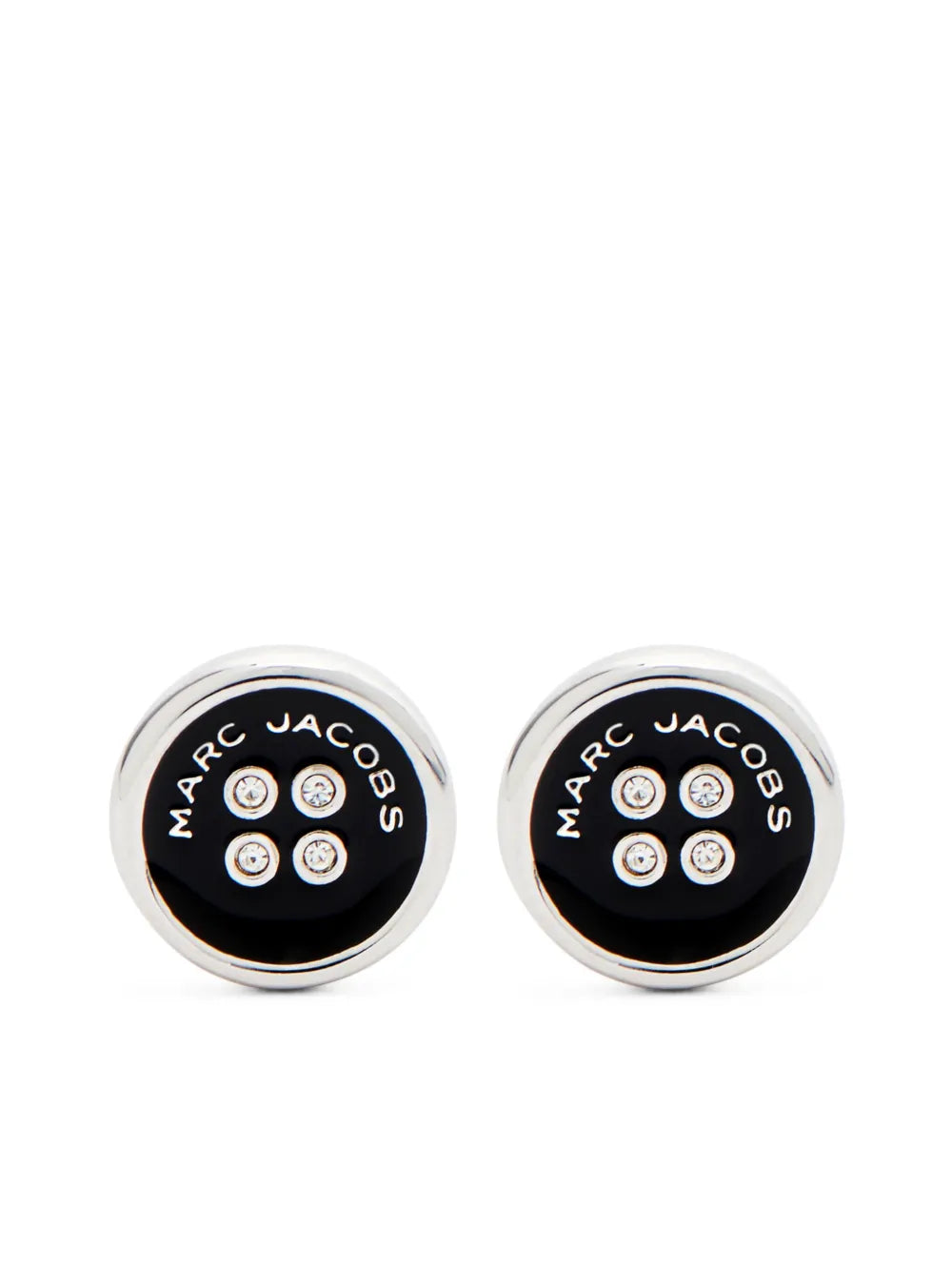 Button earrings
