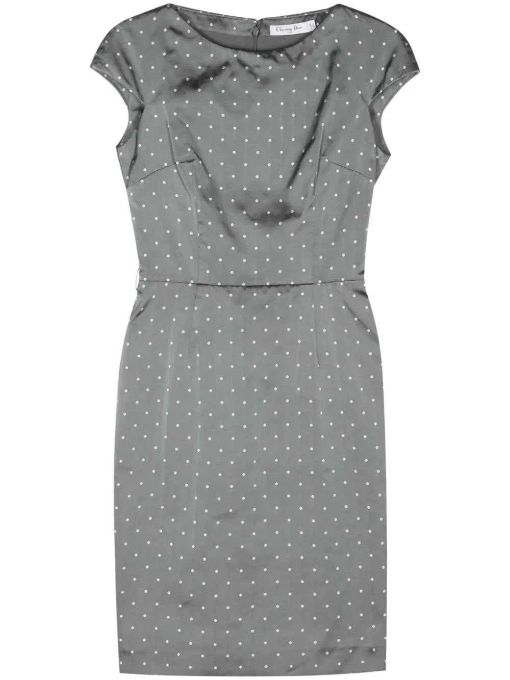 2000s polka-dot midi dress