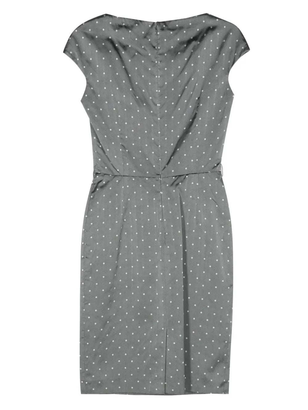 2000s polka-dot midi dress