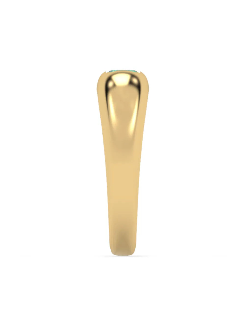 14kt yellow gold Eden Oasis emerald ring