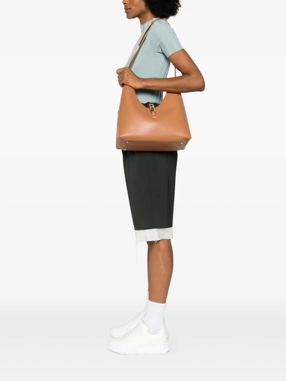 logo-plaque tote bag