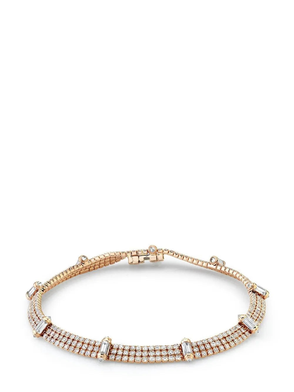 18kt rose gold Tripe Thread diamond bracelet