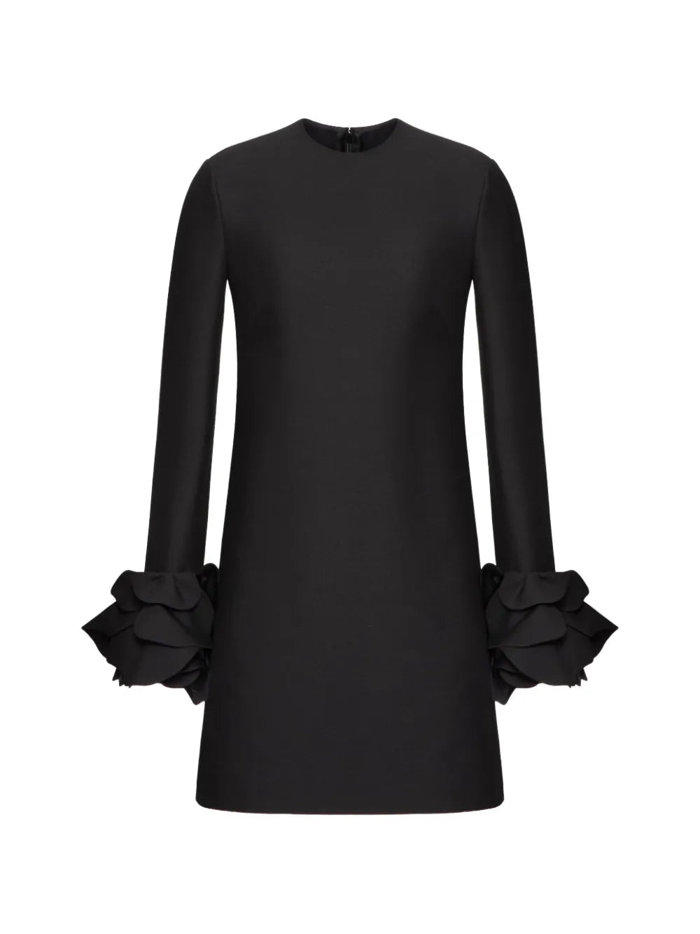 Crepe Couture embroidered mini dress