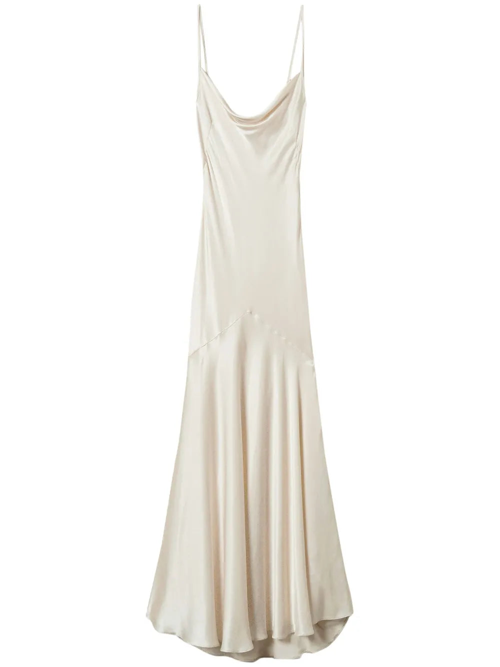 satin-weave dress 