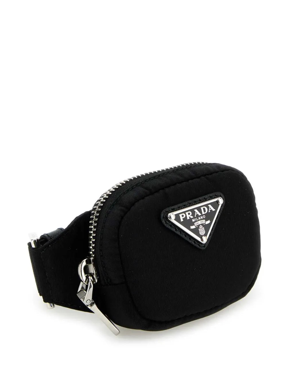 logo-plaque belt bag