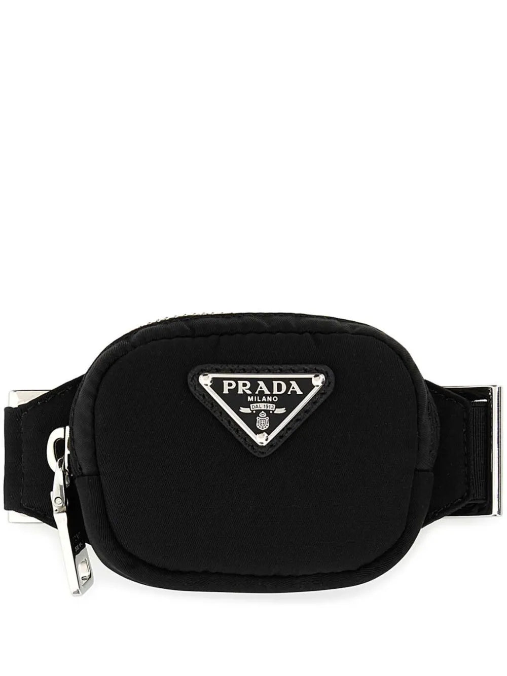 logo-plaque belt bag