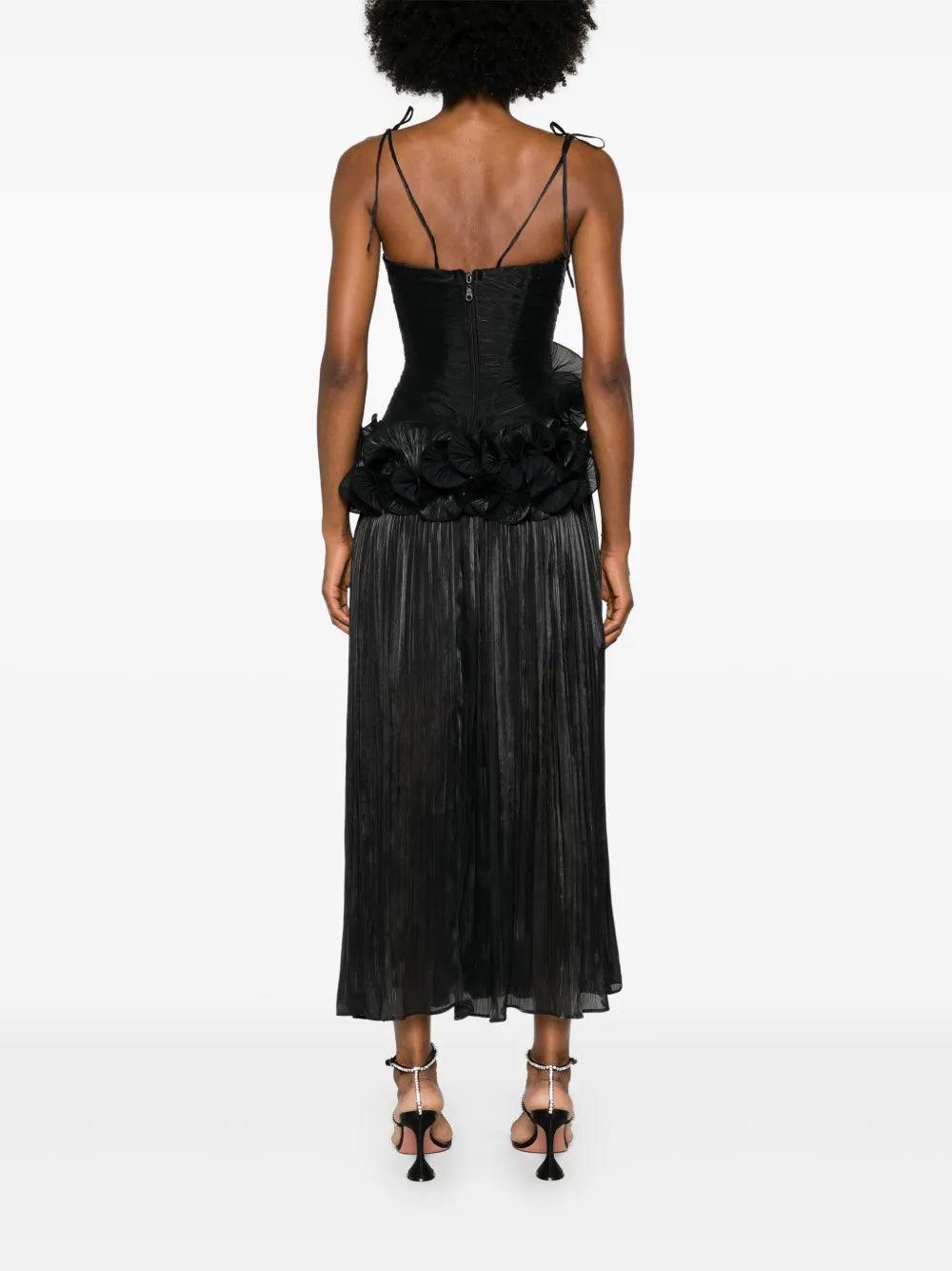ruffled maxi dress