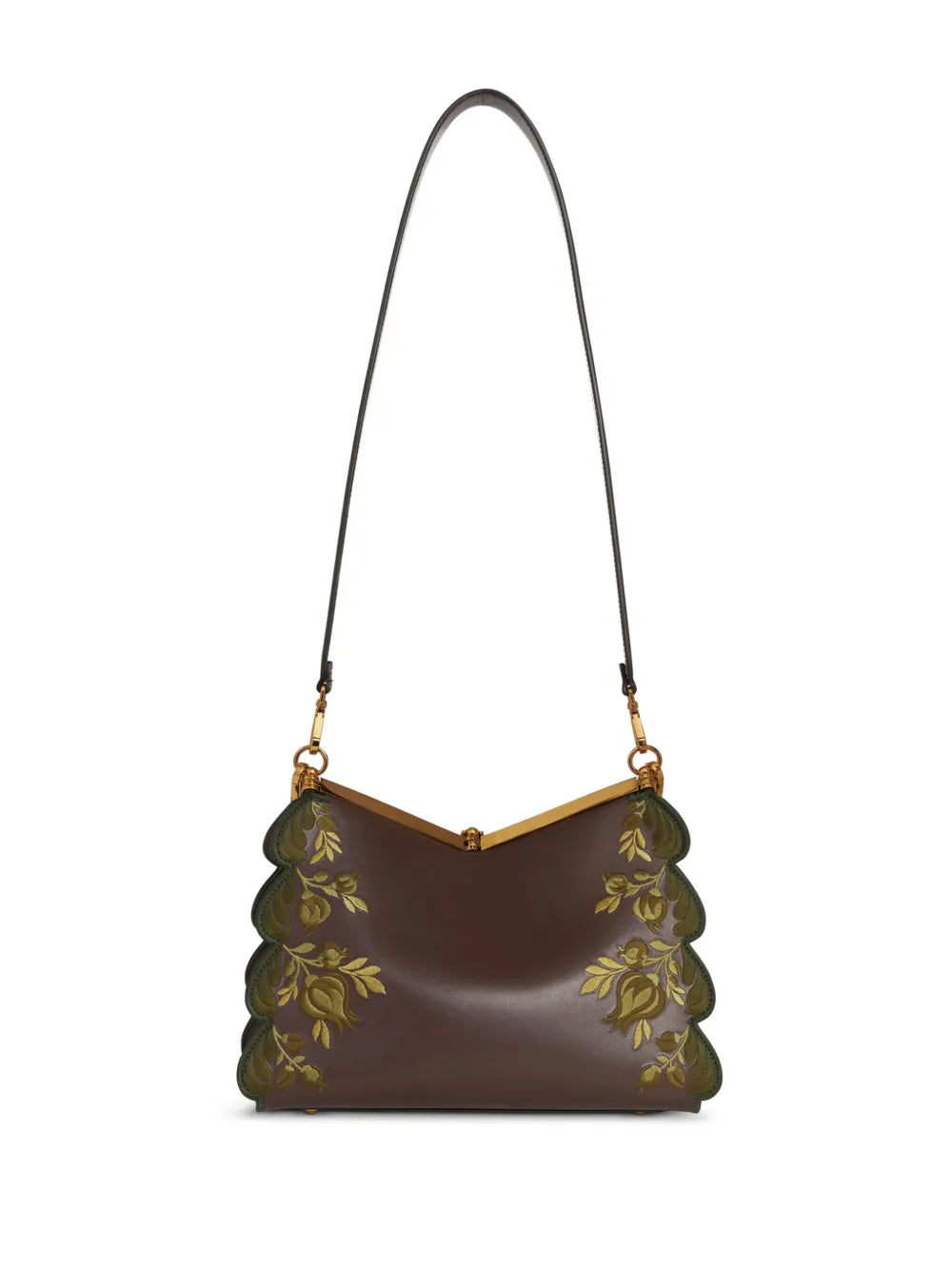 medium embroidered Vela shoulder bag