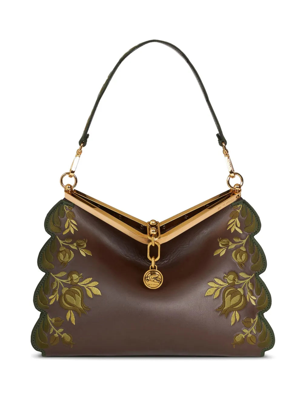 medium embroidered Vela shoulder bag