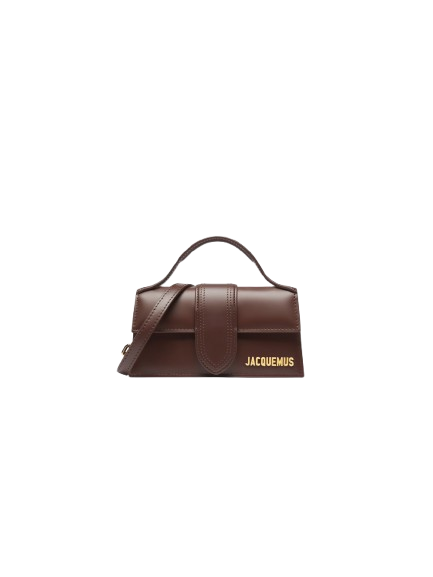Jacquemus The Bambino Small flap Bag Brown