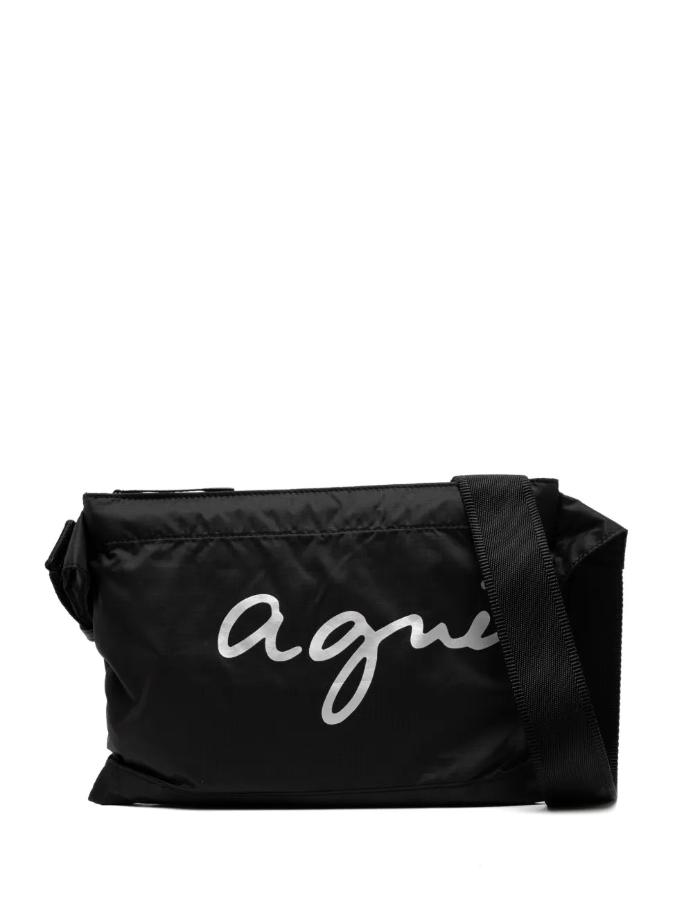 logo-print shoulder bag