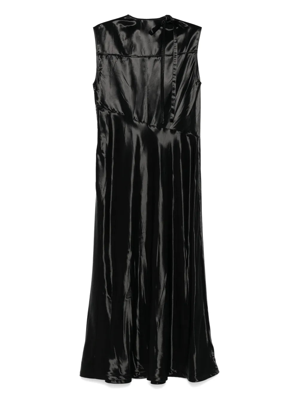 satin midi dress
