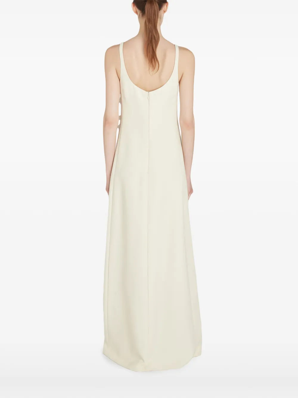bow detailing long dress 