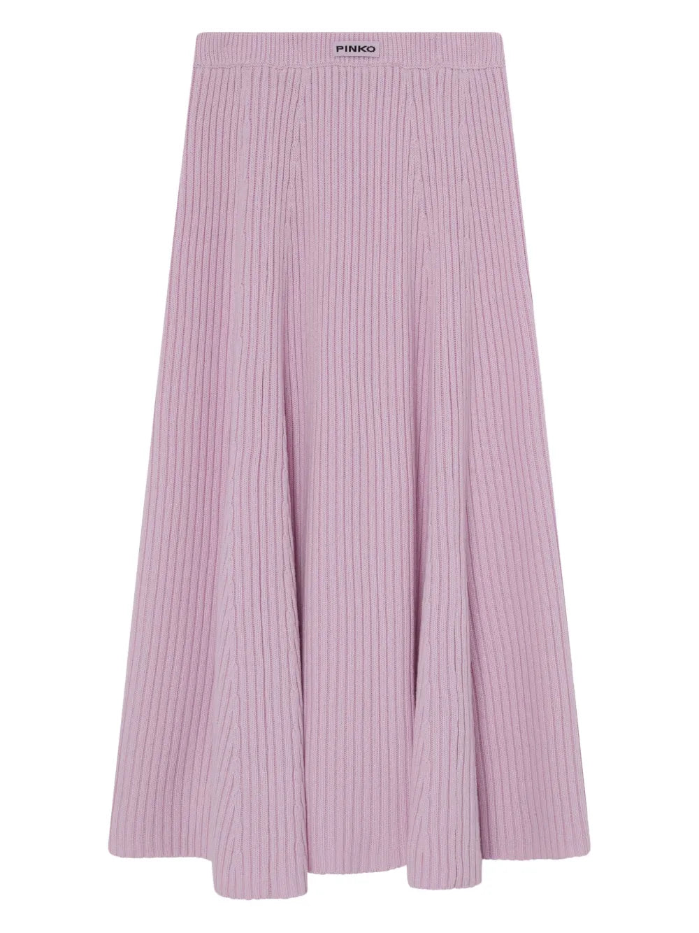 ribbed-knit skirt