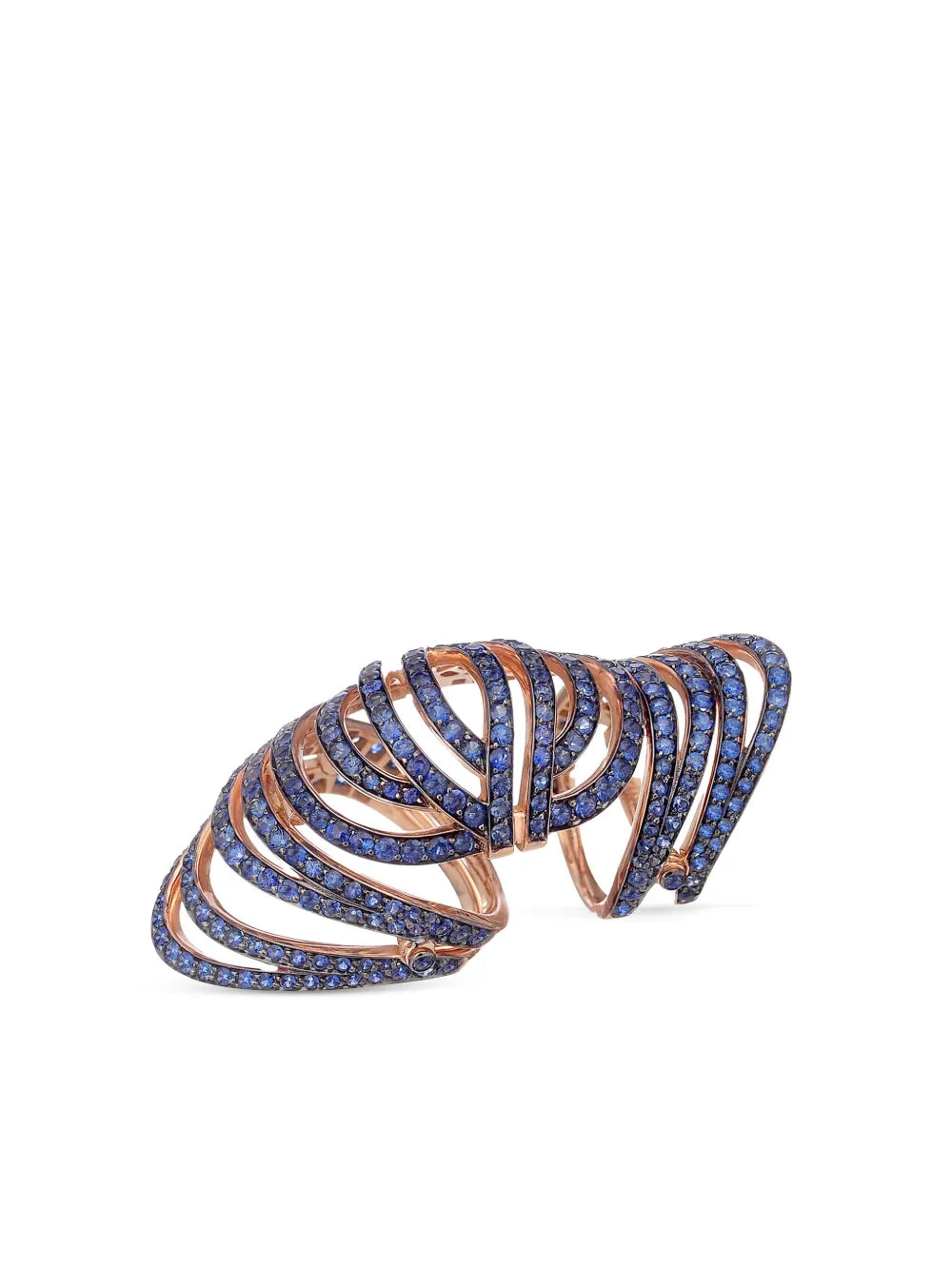 18kt rose gold Infinitas sapphire ring