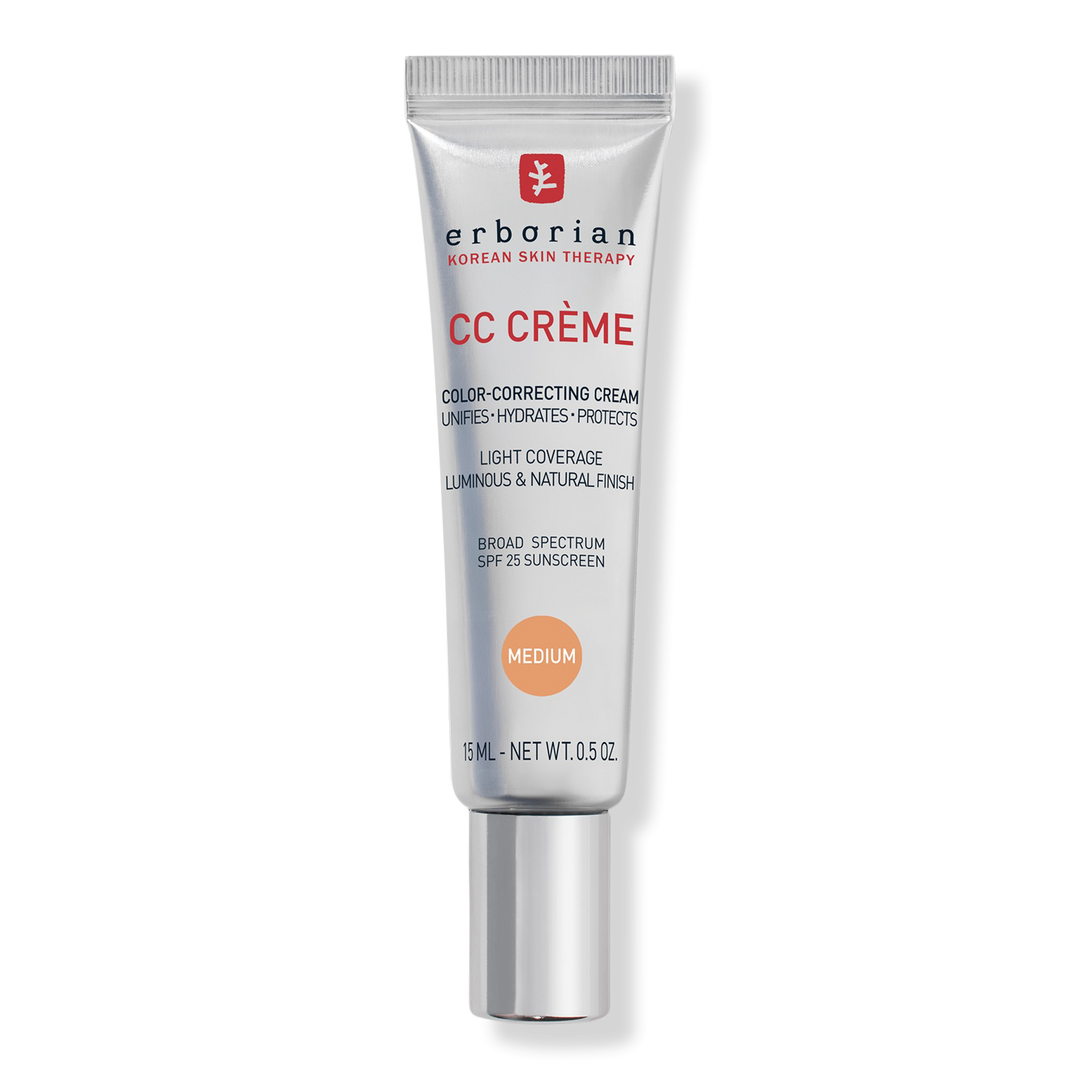 Erborian CC Cream Color-Corrector for Natural Luminous Finish with Korean Centella Asiatica Extract