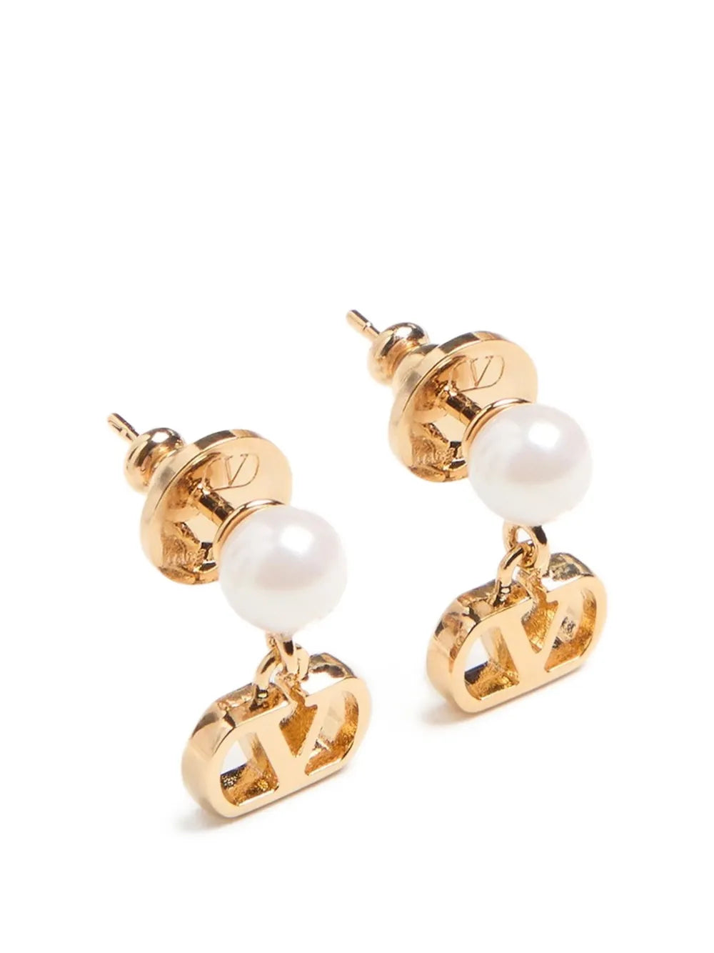 VLogo earrings