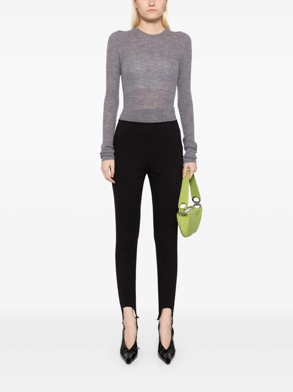 Compact ultra stretch Knit stirrup legging