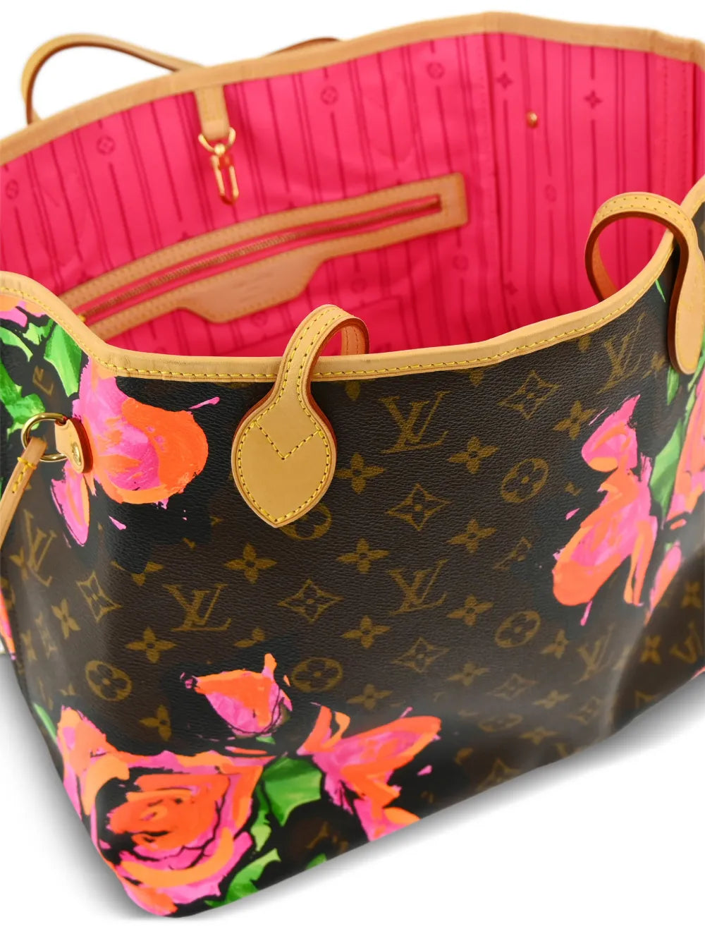 2008 x Stephen Sprouse Rose Neverfull tote bag