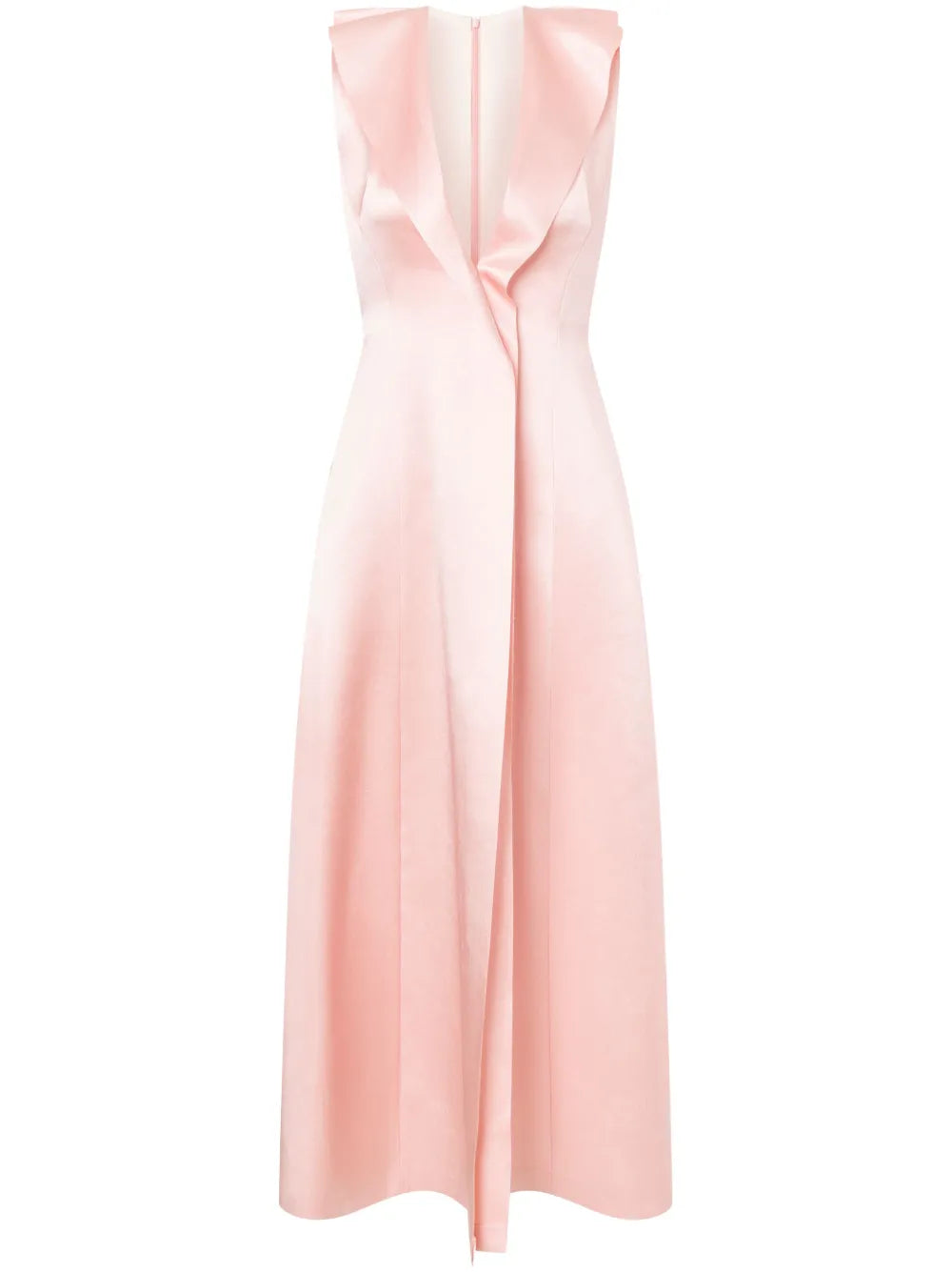 satin midi dress