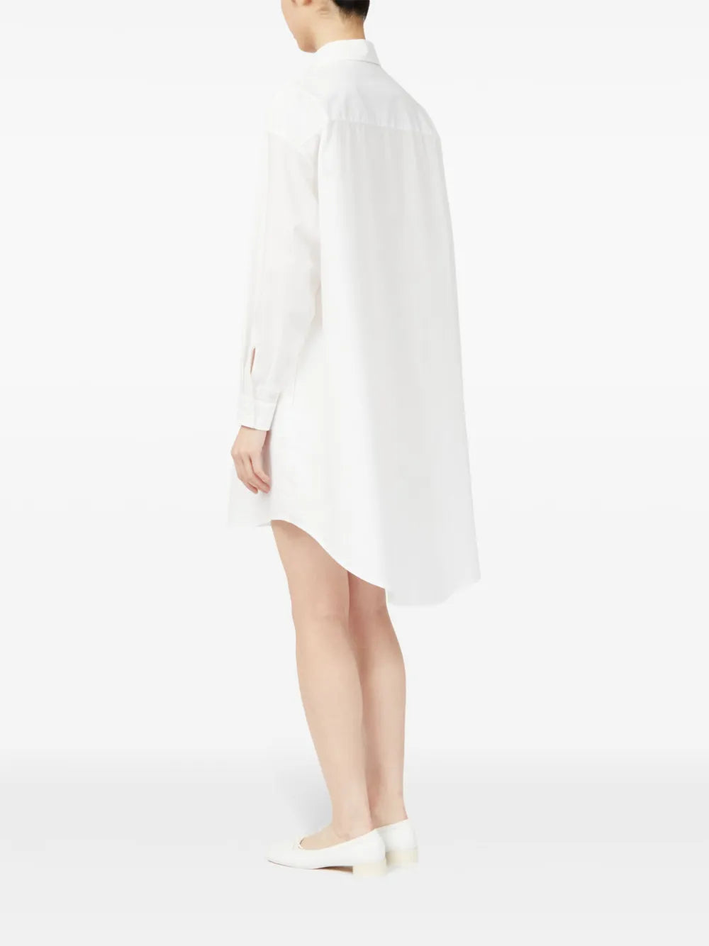 signature numbers motif shirt dress