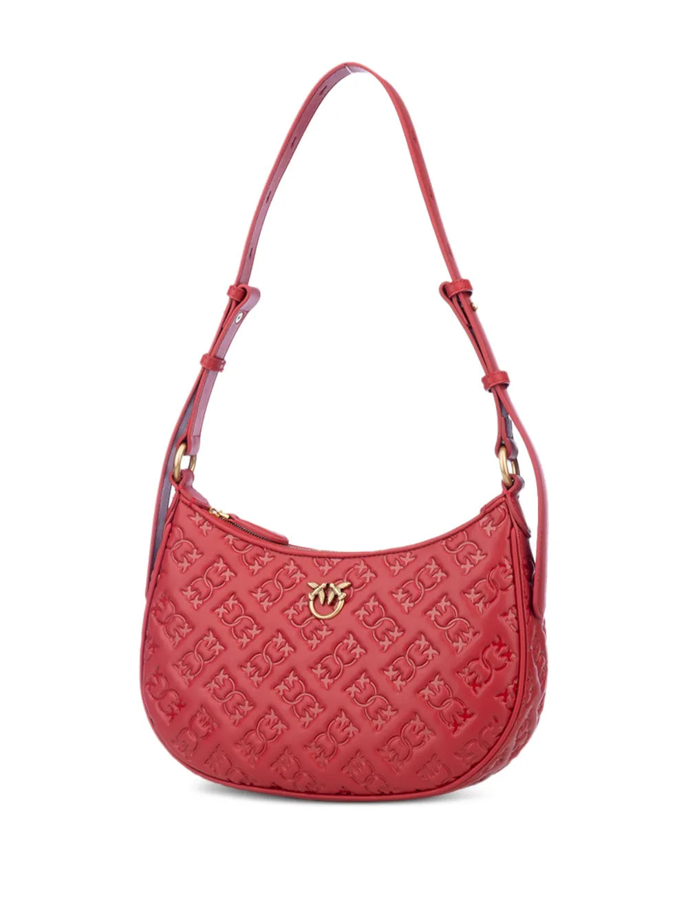 monogram-pattern shoulder bag