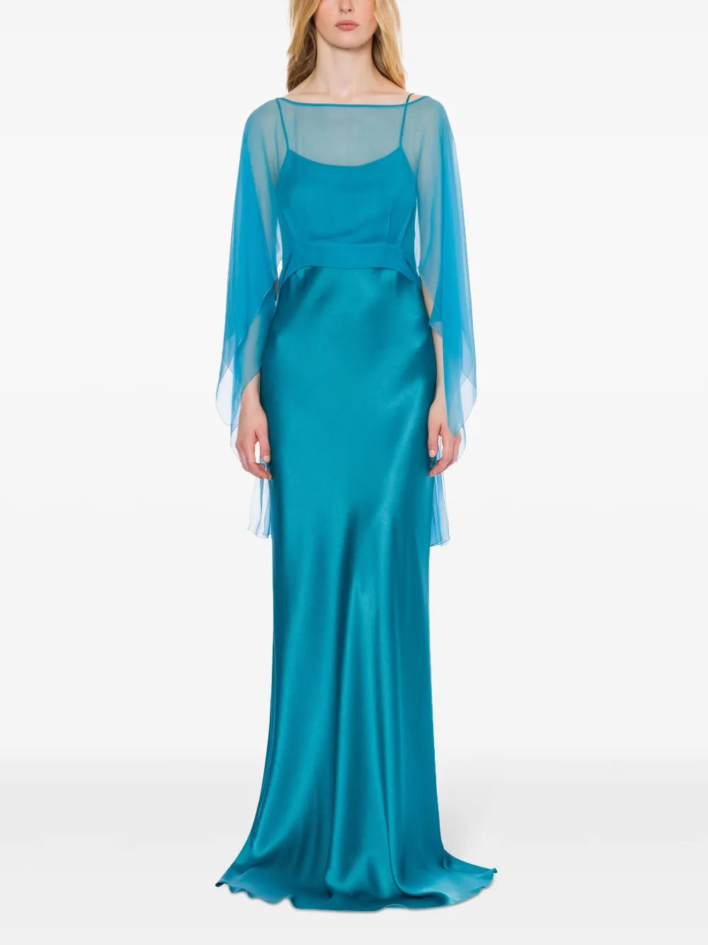 satin maxi dress