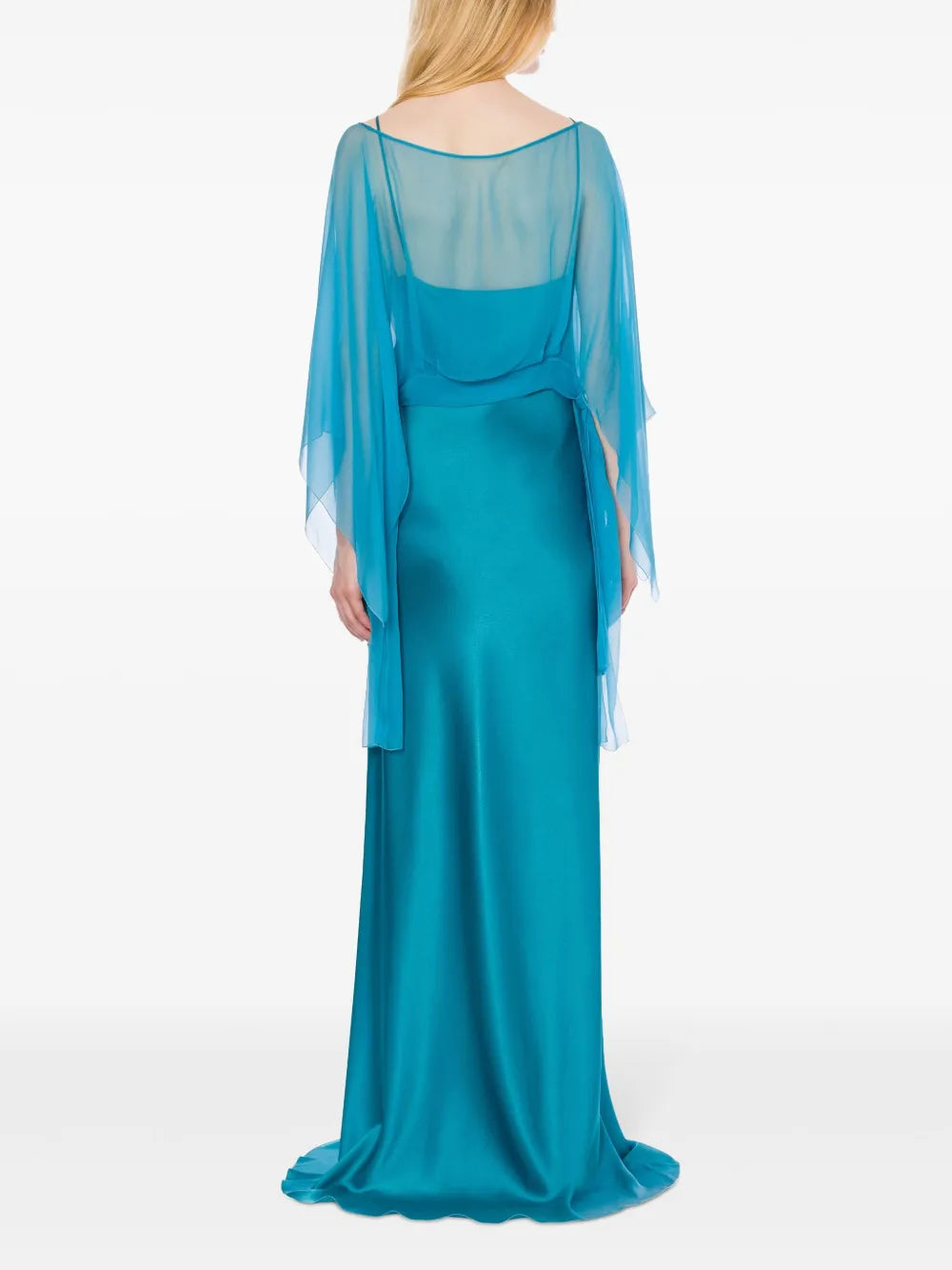 satin maxi dress