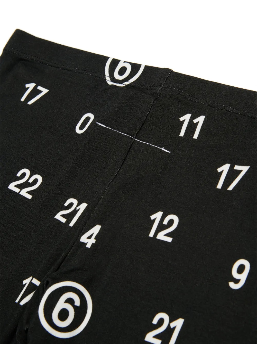 numbers-print leggings