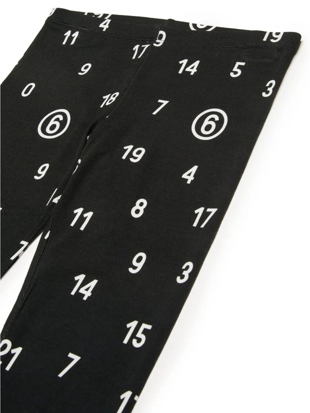 numbers-print leggings