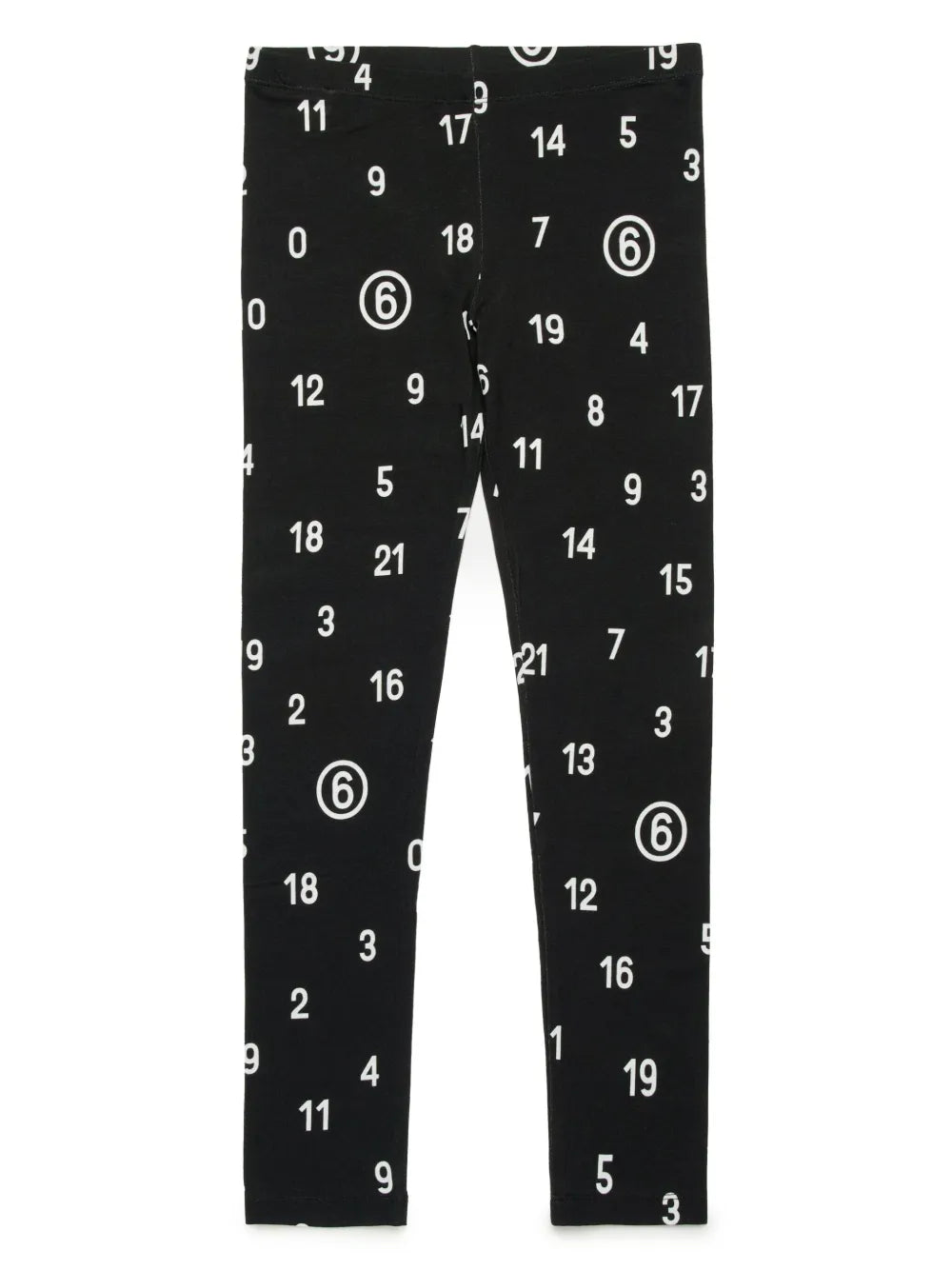 numbers-print leggings