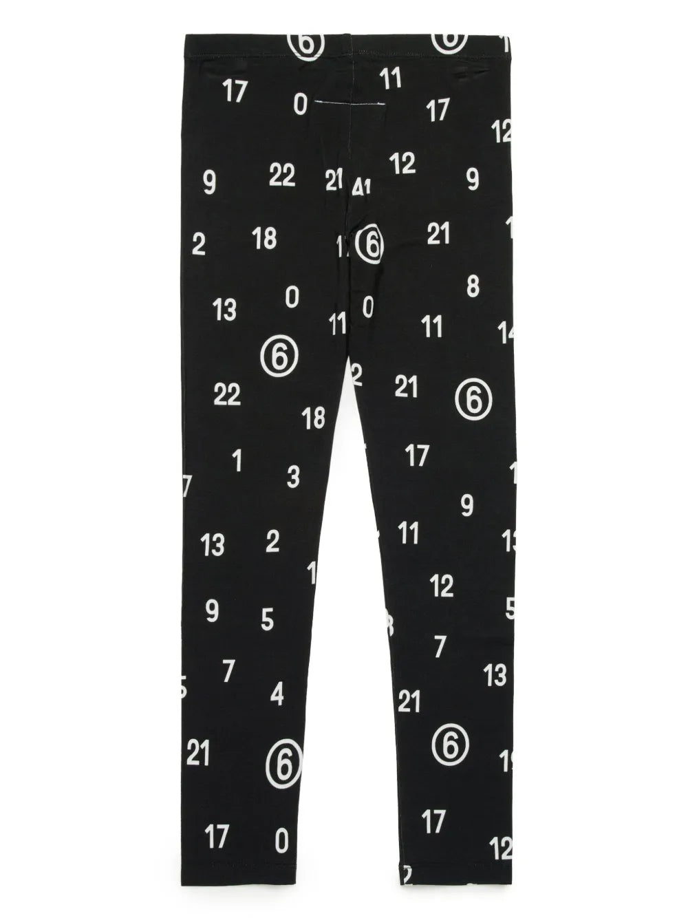 numbers-print leggings