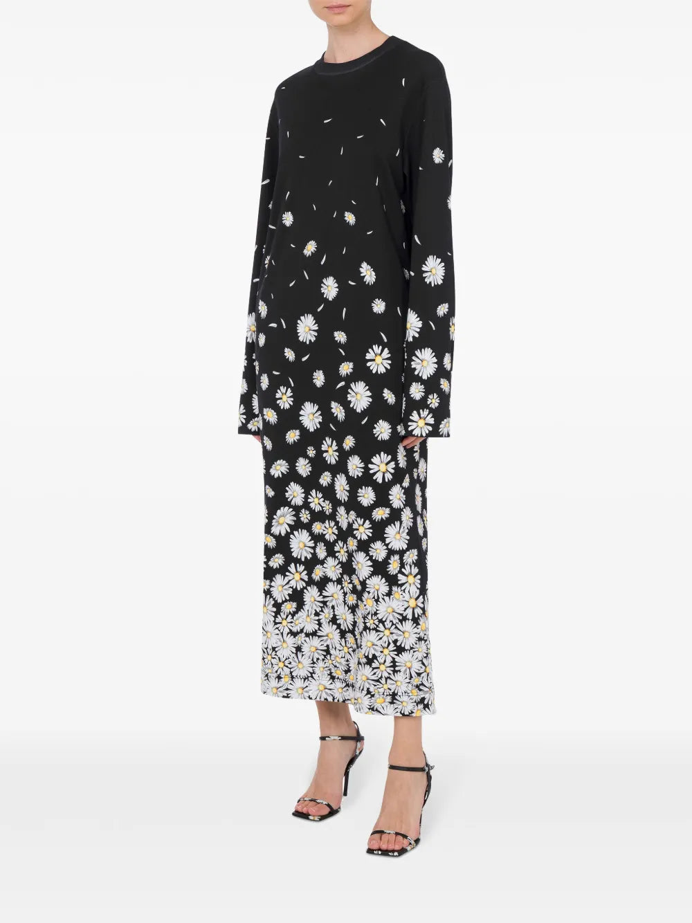 floral-print maxi dress
