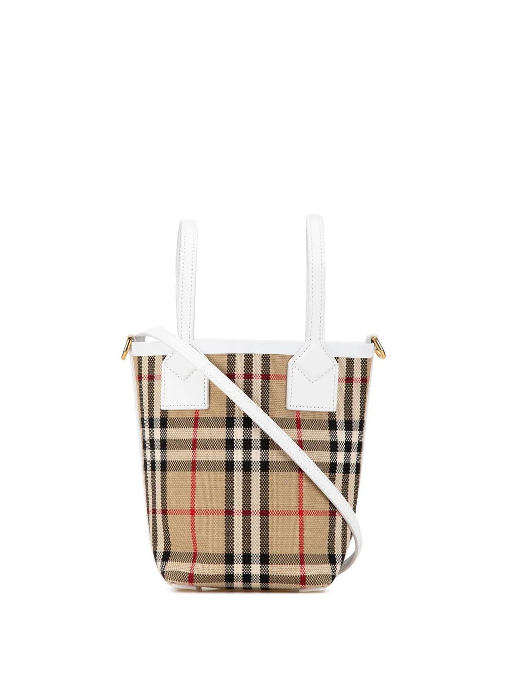 2017-2024 Mini House Check Canvas London Tote satchel