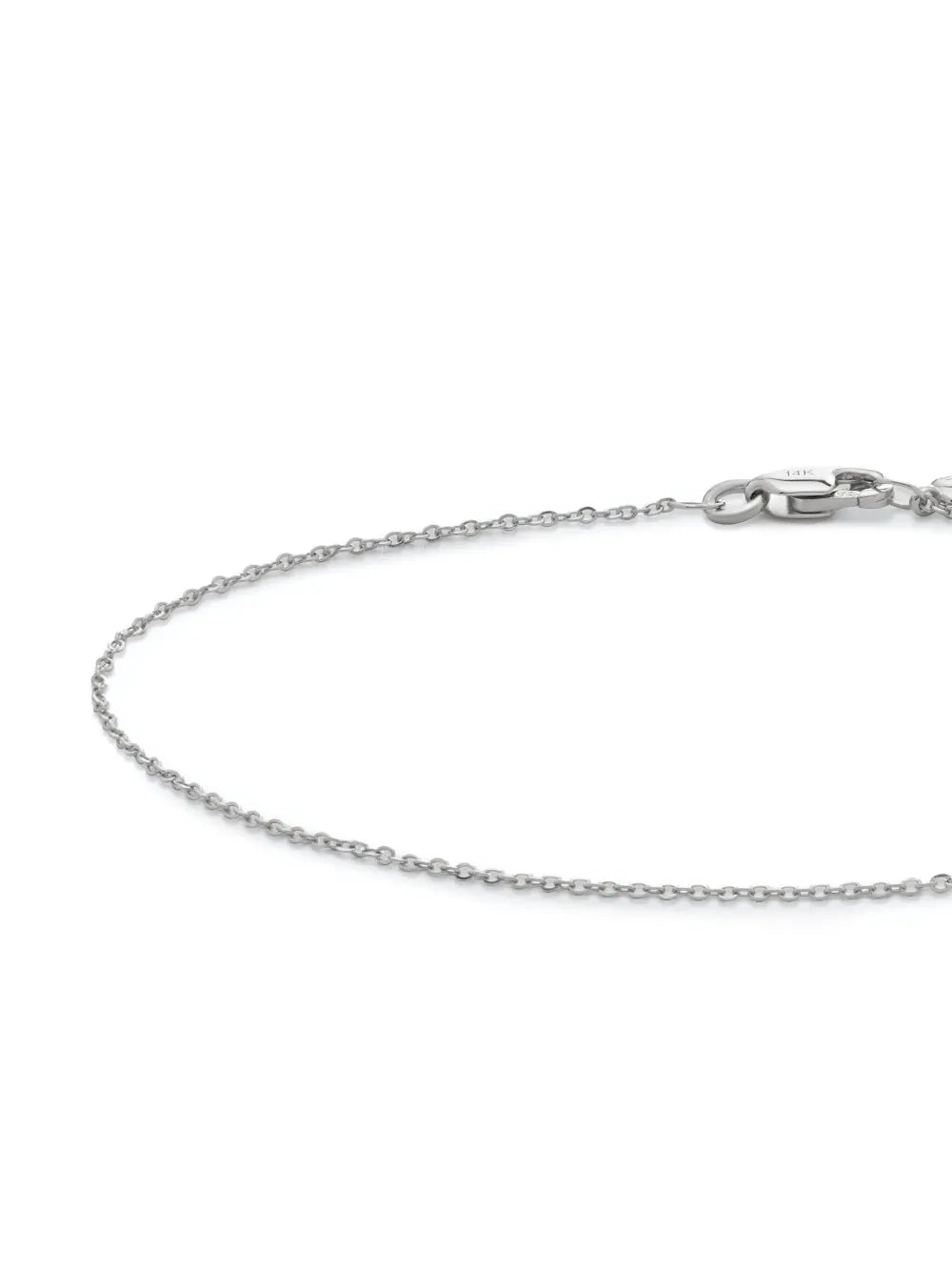 14K white gold Super Fine bracelet