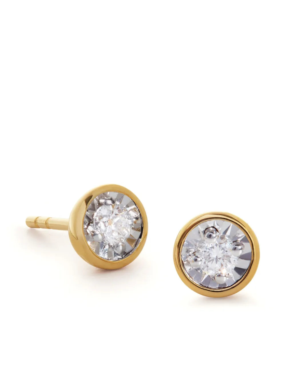 solitaire earrings